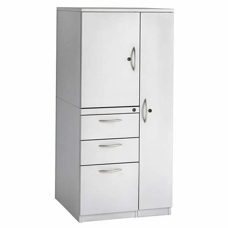 4-High Wardrobe-Cupboard Tower, Right-Hand, Box/Box/File