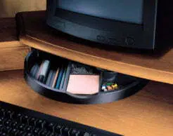 UNIVERSAL HALF MOON PLASTIC PENCIL DRAWER