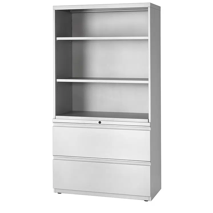 42" 5 High Bookcase - Lateral File Combination File/File