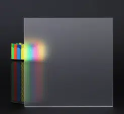 Frosted Plexiglass Divider